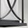 Applique extérieure E27 IP44 H : 46,4 cm noir blanc