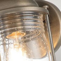 Applique murale extérieure verre aluminium E27...