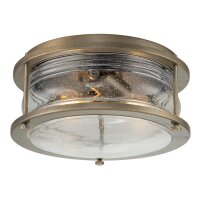 Plafonnier extérieur aluminium verre L : 30,5 cm...