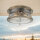 Plafonnier extérieur aluminium verre L : 30,5 cm IP44 E27