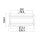 Plafonnier extérieur aluminium verre L : 30,5 cm IP44 E27