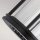 Lampe dextérieur murale IP44 H : 29 cm verre aluminium noir