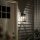 Lampe dextérieur murale IP44 H : 29 cm verre aluminium noir