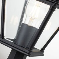 Lampe de socle 39,3 cm IP44 noir E27 chemin de jardin