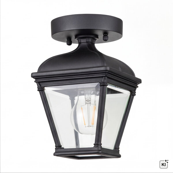 Lampe dextérieur E27 IP44 Vintage plafond entrée CHELTENHAM