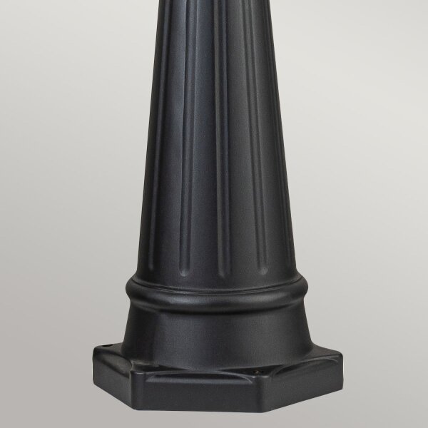 Lampe sur mât 216,4 cm IP44 Vintage Noir E27 Chemin de jardin