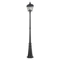 Lampe sur mât 216,4 cm IP44 Vintage Noir E27 Chemin...