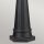 Lampe sur mât 216,4 cm IP44 Vintage Noir E27 Chemin de jardin