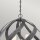 Lampe dextérieur suspendue Ø 66 cm grande hauteur réglable IP44 E14