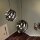 Lampe dextérieur suspendue Ø 66 cm grande hauteur réglable IP44 E14