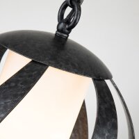 Lampe dextérieur verre métal E27 IP44 H :...