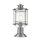 Lampe de socle aluminium verre E27 IP44 hauteur 46,6 cm