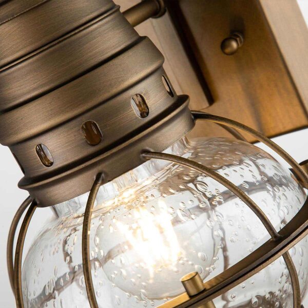 Lampe murale dextérieur Vintage IP44 33,4 cm de haut résistant aux intempéries