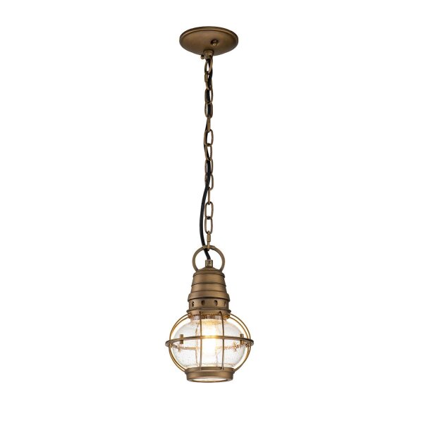 Suspension extérieure aluminium verre L : 17,8 cm rond IP44
