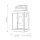 Applique murale extérieure aluminium verre H : 36,8 cm IP44 E27 Gris