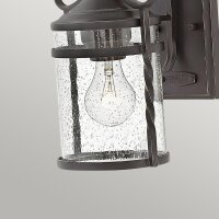 Lampe dextérieur vintage aluminium verre E27 IP44...