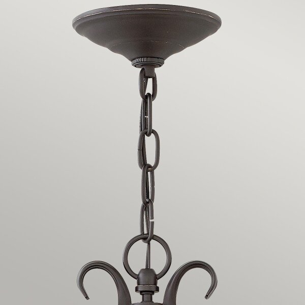 Suspension extérieure verre aluminium E14 IP44 30,1 cm de large