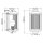 Lampe dextérieur mur 29,2 cm de haut IP44 E27 petite entrée