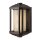 Applique extérieure petite H : 29,2 cm Alu Verre E27 IP44 Rétro