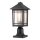 Lampe de socle jardin E27 IP44 hauteur 44,5 cm noir