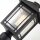 Lampe de socle jardin E27 IP44 hauteur 44,5 cm noir