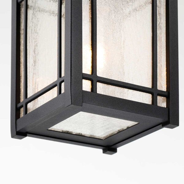Lampe à suspendre extérieure Vintage E27 IP44 noire réglable en hauteur