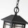 Lampe à suspendre extérieure Vintage E27 IP44 noire réglable en hauteur