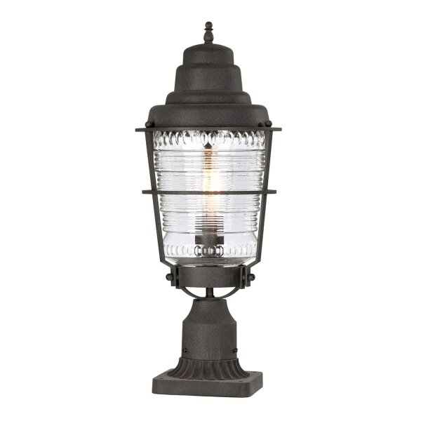 Luminaire de socle extérieur E27 IP44 55,4 cm de hauteur Vintage Design