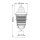 Luminaire de socle extérieur E27 IP44 55,4 cm de hauteur Vintage Design