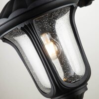 Lampe murale extérieure IP44 56 cm de haut Noir...