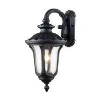 Lampe dextérieur Mur Noir IP44 H : 47 cm Vintage...