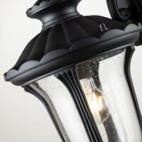 Lampe dextérieur Mur Noir IP44 H : 47 cm Vintage...