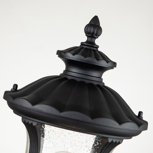 Lampe de socle extérieure H : 51 cm IP44 Noir Vintage RICHARD