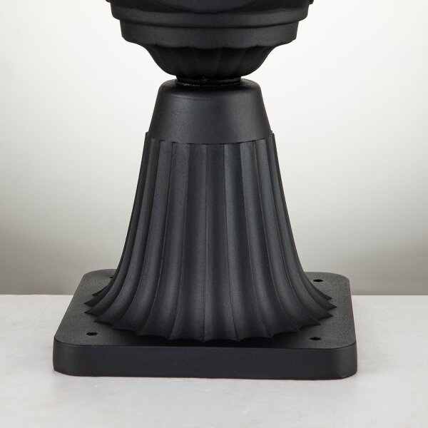 Lampe de socle extérieure H : 51 cm IP44 Noir Vintage RICHARD