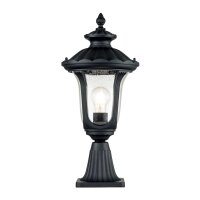 Lampe de socle extérieure H : 51 cm IP44 Noir...