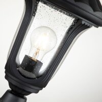 Lampe de socle extérieure H : 51 cm IP44 Noir...