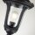 Lampadaire extérieur aluminium verre IP44 115 cm noir jardin
