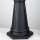 Lampadaire Noir Rustique 246,5 cm de haut Alu Verre IP44