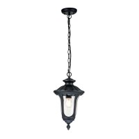 Suspension extérieure IP44 L : 23,5 cm Noir Vintage