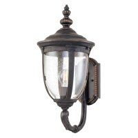 Applique ext&eacute;rieure verre aluminium IP44 H : 54,3...