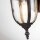 Applique extérieure en bronze verre alu IP44 41,5 cm de haut Vintage
