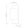Up Down Applique extérieure acier inoxydable verre hauteur 26 cm IP44