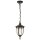 Lampe à suspendre extérieure aluminium verre IP44 L : 18,5 cm Vintage