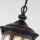 Lampe à suspendre extérieure aluminium verre IP44 L : 18,5 cm Vintage
