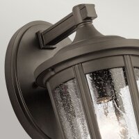 Lampe dextérieur mur alu verre hauteur 37,1 cm...
