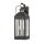 Lampe dextérieur mur aluminium verre IP44 47 cm de haut Vintage