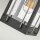 Lampe dextérieur E27 mur verre aluminium IP44 hauteur 34,4 cm