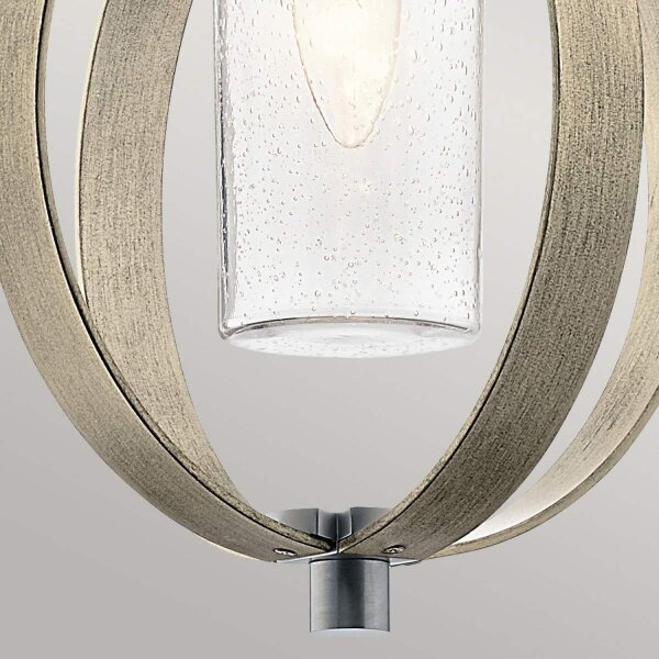 Lampe dextérieur ronde L : 30,5 cm H : max. 203,3 cm réglable