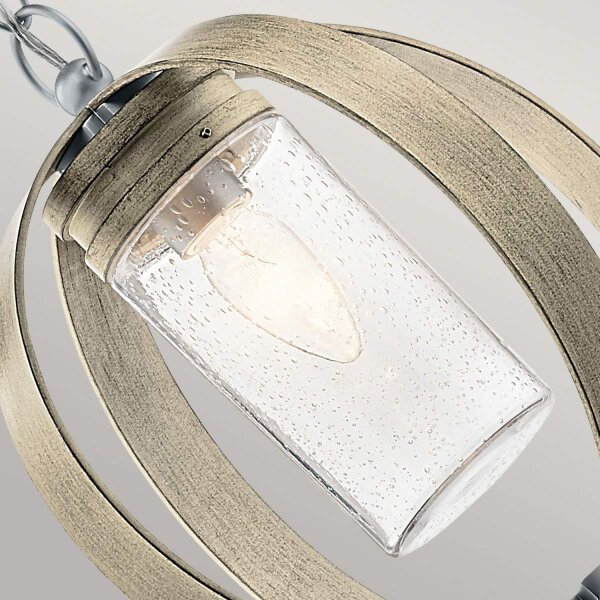 Lampe dextérieur ronde L : 30,5 cm H : max. 203,3 cm réglable