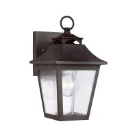 Lampe dext&eacute;rieur mur acier inoxydable verre H :...
